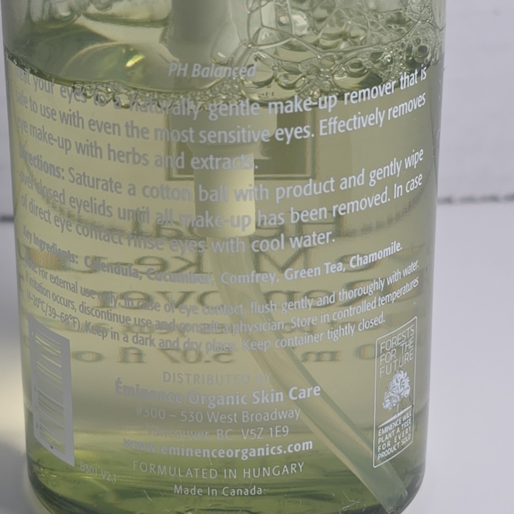 Eminence Organic Skincare Herbal Eye Makeup Remover, 5.07 fl oz See Description - Picture 4 of 5